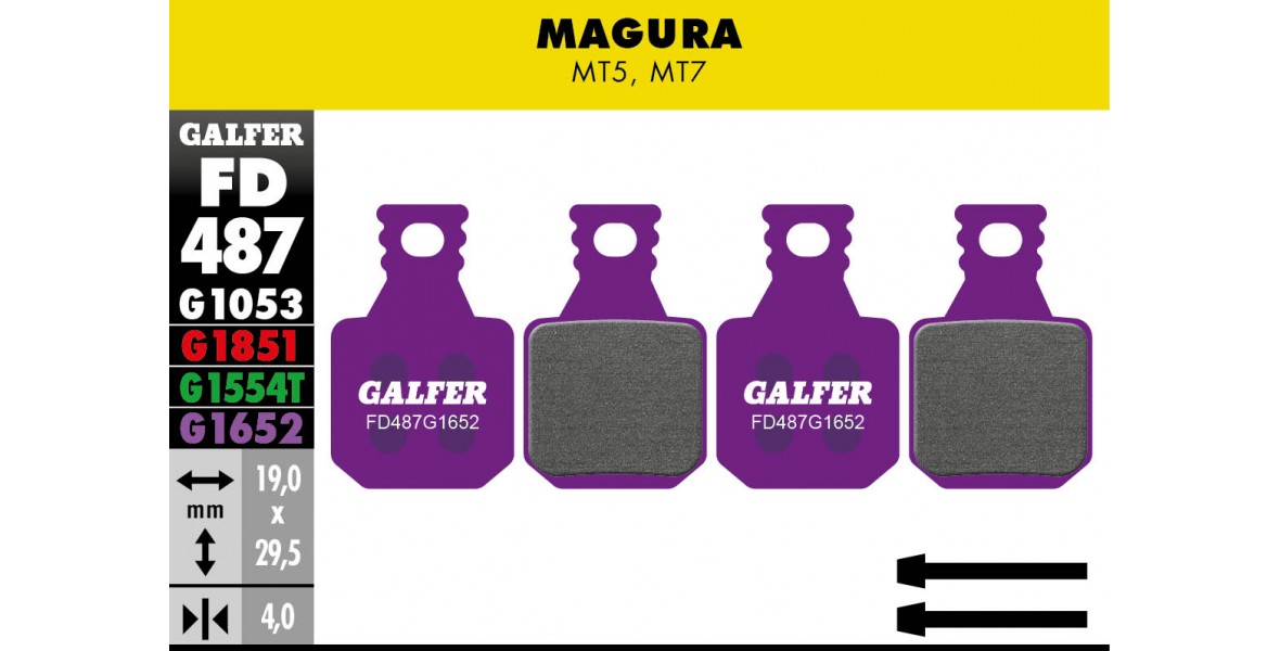 Galfer - Freni Standard Magura Mt5 / mt7 Ricambi Dei Componenti One Size Galfer - Freni Standard Magura Mt5 / mt7 Ricambi Dei Componenti One Size